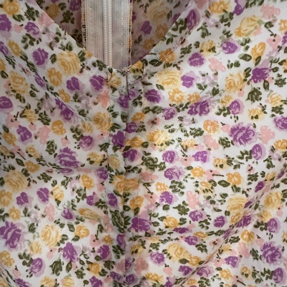 Floral Print Women's Dress - Picture 3 of 5